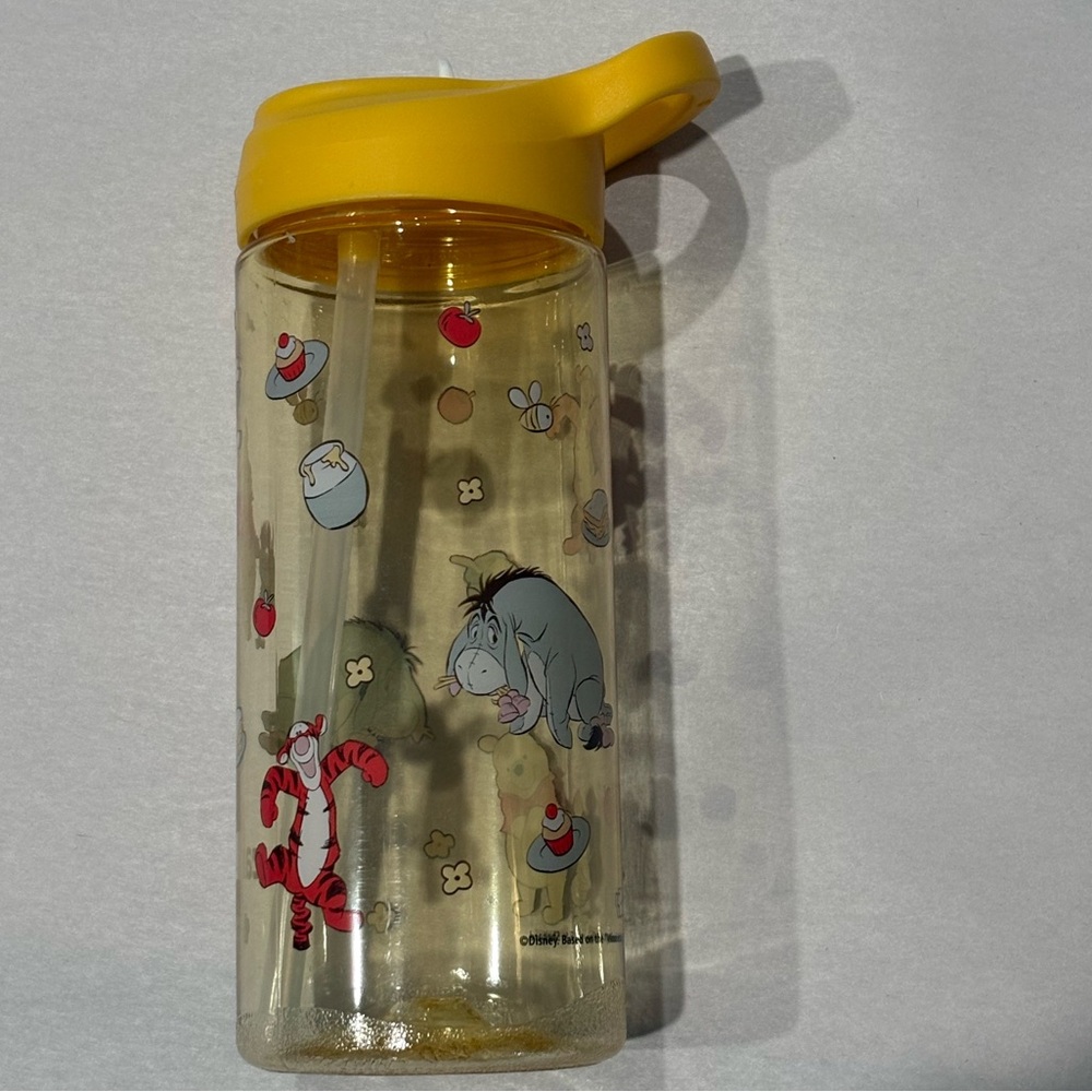 Disney Winnie the Pooh Zak‎ Designs Straw Water Bottle 16.5oz Tigger Eeyore